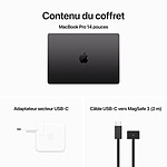 Macbook Apple MacBook Pro M3 Max 16" Noir sidéral 64 Go/512 Go (MRW23FN/A-CPUMAX16-GPU40-64GB) - Autre vue