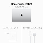 Macbook Apple MacBook Pro M3 Pro 16" Argent 18Go/1 To (MRW43FN/A-1TB) - Autre vue