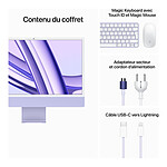 Mac et iMac Apple iMac (2023) 24" 8 Go / 256 Go Mauve (Z19P-FR-MKPN) - Autre vue