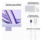 Mac et iMac Apple iMac (2023) 24" 8 Go / 512 Go Mauve (Z19P-FR-512GB-MKPN) - Autre vue