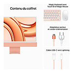 Mac et iMac Apple iMac (2023) 24" 8 Go / 512 Go Orange (Z19R-FR-512GB) - Autre vue