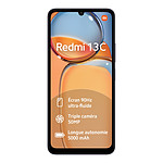 Smartphone Xiaomi Redmi 13C (Noir) - 256 Go - Autre vue