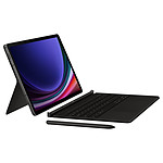 Accessoires tablette tactile Samsung Book Cover Keyboard EF-DX715 Noir (pour Samsung Galaxy Tab S9/S9 FE)  - Autre vue