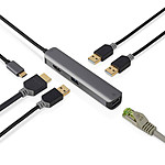Câble USB Nedis USB-C 5-en-1 Docking Station - Autre vue