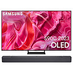 TV Samsung TQ65S90C + JBL Bar 300 - TV OLED 4K UHD HDR - 163 cm  - Autre vue