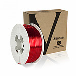 Filament 3D Verbatim PET-G - Rouge Transparent 2.85mm - Autre vue