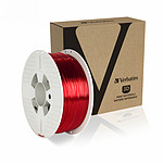 Filament 3D Verbatim PET-G - Rouge Transparent 1.75mm - Autre vue