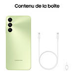 Smartphone Samsung Galaxy A05s (Lime) - 64 Go - 4 Go - Autre vue