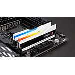 Mémoire G.Skill Trident Z5 RGB White - 2 x 24 Go (48 Go) - DDR5 8000 MHz - CL40 - Autre vue