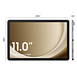 Tablette Samsung Galaxy Tab A9+ 11" SM-X210NDBEEUB  (Argent) - 128 Go - Autre vue