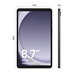 Tablette Samsung Galaxy Tab A9 8.7" SM-X115NZAEEUB (Graphite) - WiFi - 4G - 128 Go - Autre vue