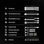 Câble d'alimentation Corsair Premium Pro Kit de Câble d'alimentation type 5 Gen 5 - Autre vue