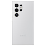 Coque et housse Samsung Étui Smart View Blanc avec porte-carte - Galaxy S24 Ultra - Autre vue