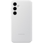 Coque et housse Samsung Étui Smart View Blanc avec porte-carte - Galaxy S24+ - Autre vue