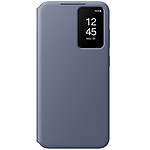 Coque et housse Samsung Étui Smart View Violet avec porte-carte - Galaxy S24+ - Autre vue