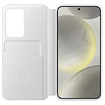 Coque et housse Samsung Étui Smart View Blanc avec porte-carte - Galaxy S24 - Autre vue