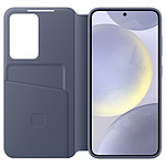 Coque et housse Samsung Étui Smart View Violet avec porte-carte - Galaxy S24 - Autre vue
