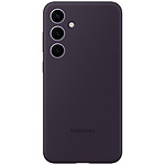 Coque et housse Samsung Coque Silicone Violet foncé Galaxy S24+ - Autre vue