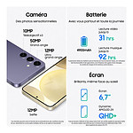 Smartphone Samsung Galaxy S24+ 5G (Creme) - 256 Go - Autre vue