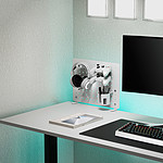 Bureau gamer OPLITE Premium Storage Kit - Blanc - Autre vue