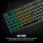 Clavier PC Corsair K55 Core RGB - Autre vue