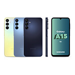 Smartphone Samsung Galaxy A15 5G (Lime) - 128 Go - 4 Go - Autre vue