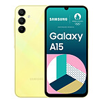 Smartphone Samsung Galaxy A15 (Lime) - 128 Go - 4 Go - Autre vue