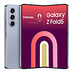Smartphone Samsung Galaxy Z Fold5 (Bleu) - 1 To - 12 Go - Autre vue