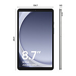 Tablette Samsung Galaxy Tab A9 8.7" SM-X110NZSEEUB (Argent) - 128 Go - Autre vue
