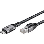 Câble RJ45 Goobay Câble Ethernet USB-C 3.1 vers RJ45 CAT 6 FTP - M/M - 1.5 m - Autre vue