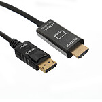 Câble DisplayPort TEXTORM Câble DisplayPort vers HDMI blindé 4K - Mâle/Mâle - 1.8 m - Autre vue