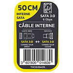 Câble Serial ATA TEXTORM Câble SATA 3.0 (6Gbps) droit/coudé- 50 cm - Autre vue