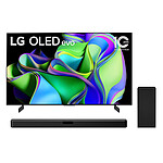 TV LG OLED42C3 + SN5 - Autre vue