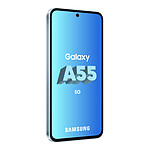 Smartphone Samsung Galaxy A55 5G (Bleu) - 128 Go - Autre vue
