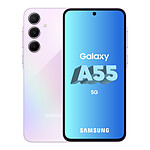 Smartphone Samsung Galaxy A55 5G (Lilas) - 256 Go - Autre vue