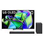 TV LG OLED77C3 + SC9S - Autre vue