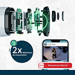 Caméra IP Arlo Ultra 2 Camera Kit x2 - Noir - Autre vue