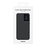 Coque et housse Samsung Étui Smart View Noir avec porte-carte - Galaxy A55 - Autre vue