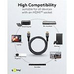 Câble HDMI Goobay Plus Câble HDMI 2.1 8K - 0.5 m - Autre vue