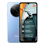 Smartphone Xiaomi Redmi A3 (bleu) - 128 Go - Autre vue