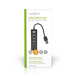 Câble USB Nedis Hub USB-A vers 3 ports USB-A + 1 lecteur SD/MicroSD - Autre vue
