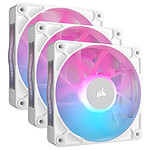 Ventilateur Boîtier Corsair RX120 RGB Triple Pack - Blanc  - Autre vue