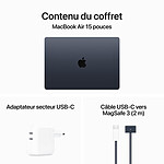 MacBook Apple MacBook Air M3 15 pouces (2024) Minuit 16Go/512 Go (MXD43FN/A) - Autre vue