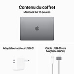 Macbook Apple MacBook Air M3 15 pouces (2024) Gris sidéral 16Go/512 Go (MXD13FN/A) - Autre vue