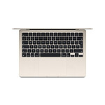 Macbook Apple MacBook Air M3 13 pouces (2024) Lumière stellaire 8Go/256 Go (MRXT3FN/A) - Autre vue