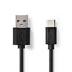 Câble USB Nedis Lot de 10 câbles USB-C / USB-A  (Noir) - 1 m - Autre vue
