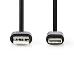 Câble USB Nedis Lot de 10 câbles USB-C / USB-A  (Noir) - 1 m - Autre vue