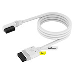 Accessoires divers boîtier Corsair iCue Link 90° Cable 600mm - White - Autre vue