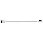Accessoires divers boîtier Corsair iCue Link 90° Cable 200mm (x 2) - Blanc - Autre vue