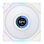 Ventilateur Boîtier Lian Li Uni Fan TL120 LCD Reverse Blade - Blanc - Autre vue